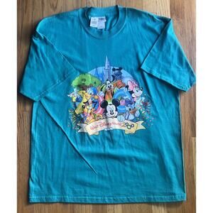 Vintage NWT Walt Disney World - Millennium Celebration T-shirt Size Large - 2000